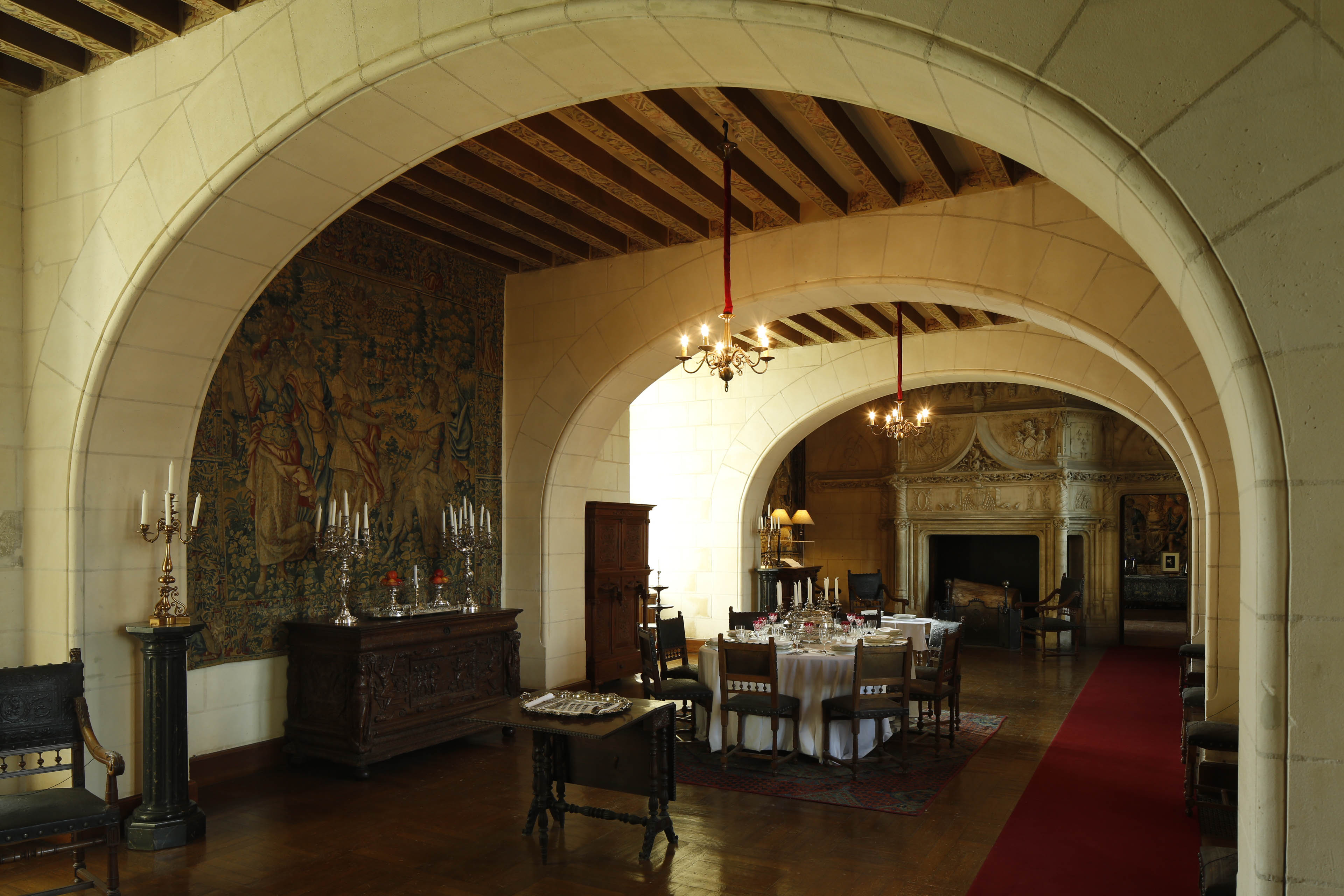Intérieur du château Domaine de ChaumontsurLoire